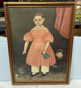 30"h., 23"w Joseph Stock Reproduction Mary Jane Smith