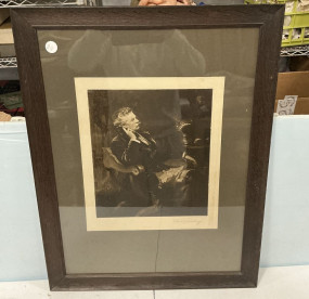 29"h., 22"w Signed Frank Salisbury Print