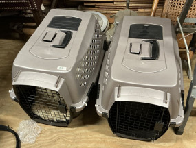 Two Retriever Animals Crates