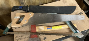 Handsaws, Axe, and Blade