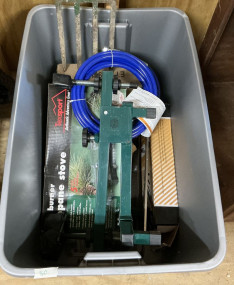 Crate with Assorted Tools