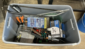 Crate of Assorted Tools