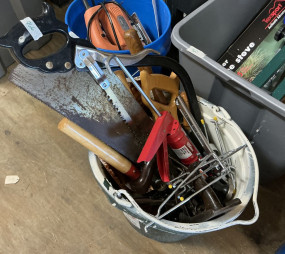 Bucket of Assorted Tools