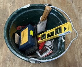 Bucket of Assorted Tools