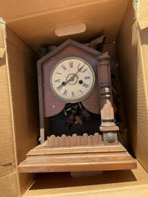 Box of Two VTG Clocks