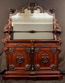 Meeks rosewood side cabinet in mint condition