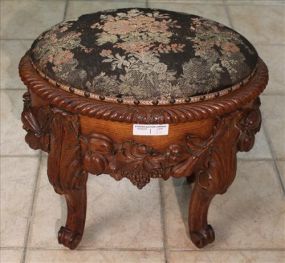 Oak Victorian sewing box attar. to Meeks