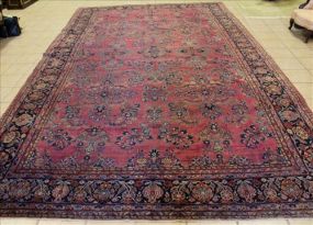 12m Antique Sarouk rug, 10 ft. 2 in. x 17 ft. 2 in.