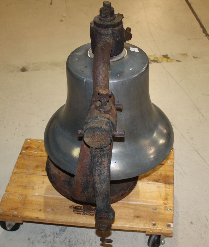 Illinois Central Railroad Antique Bell Side View