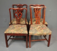 Sale Image for Chippendale Chairs Set/4