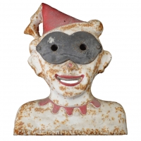 Painted Cast Iron Clown Carnival Gallery Target.
Estimate:  $8,000 / 10,000