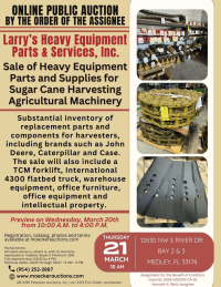 Sale Image for Larry’s Heavy Equipment Parts &amp; Services, Inc.