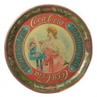 1897 Coca Cola Tray.
Estimate:  $60,000 / 80,000