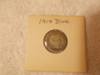 1914 Silver Dime
