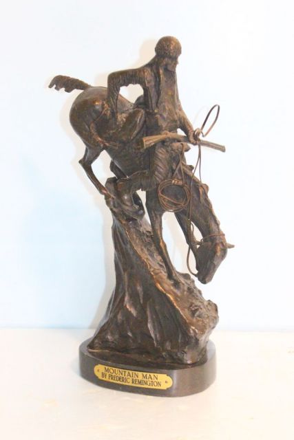 "Mountain Man" Bronze by Fredrick Remington