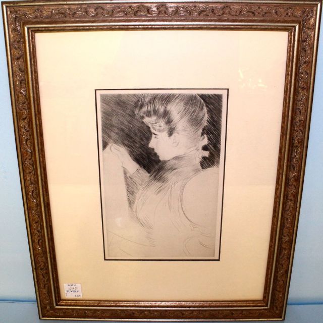 Print of Lady Reading