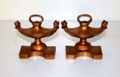 Brass Aladdin Lamp Bookends