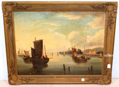 Victorian Oil Painting of Settlers