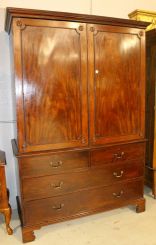 19th Century English Linen Press