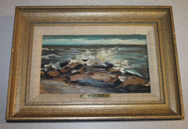 "Breaking Waves" Oil On Canvas by Alan Flattmann