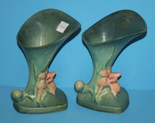 Roseville "Zephyr Lily" Vases