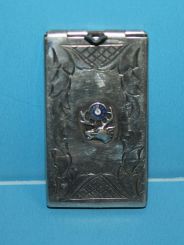 Rare Sterling Enamel Holder for Cigarette Paper