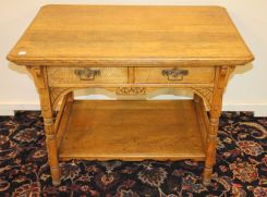 Oak Eastlake Table/Desk