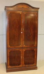 Contemporary Mahogany Inlay TV Cabinet