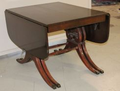Mahogany Duncan Phyfe Style Dining Table