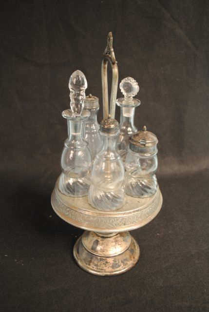 Victorian Silverplate Castor Set