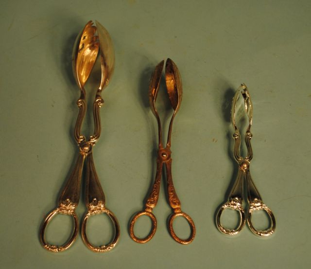 Silverplate Tongs
