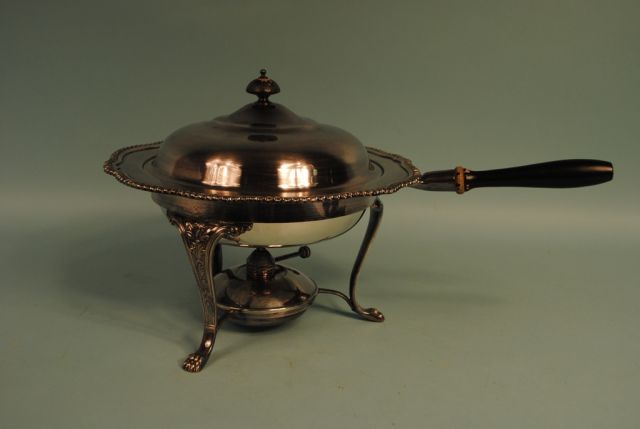 Covered Silverplate Chaffing Dish