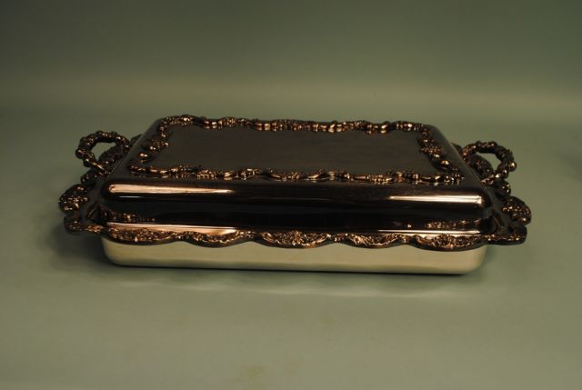 Poole Silver Co. Covered Casserole