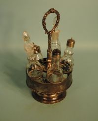 Victorian Silverplate Castor Set