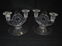 Pair of Crystal candlesticks