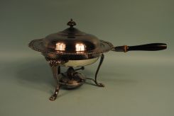 Covered Silverplate Chaffing Dish