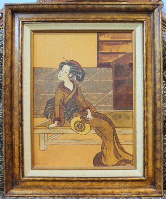 1976 "Geisha" Oil on Canvas