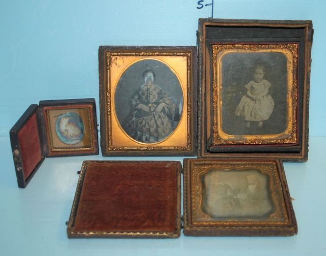 Four "As Is" Tin Types