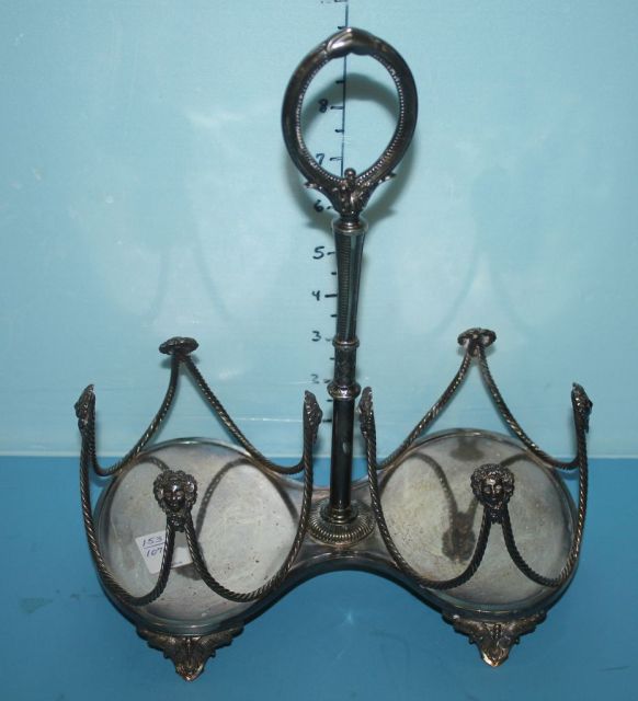 Silverplate Wine Bottle Holder