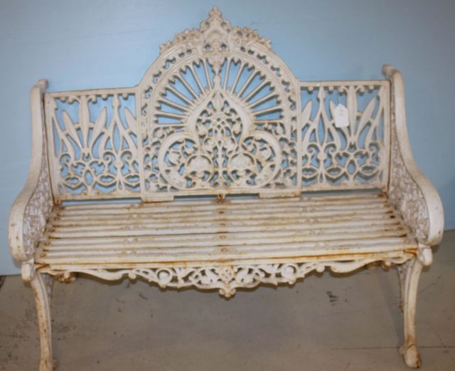 Crown by Pierce of Wexford Cast Iron Garden Bench