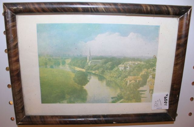 Small Print of Townscape with Frame