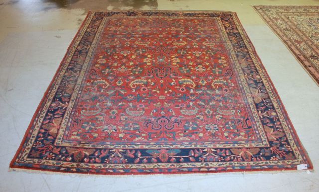 Antique Persian Mahal Rug
