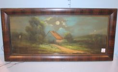 Framed Pastel Art of House