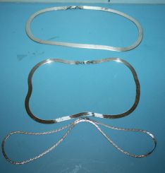Three .925 Italian Necklaces