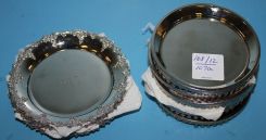 Two Set of Silverplate Coasters