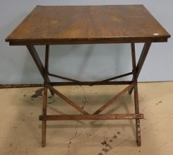 English Oak Folding Table