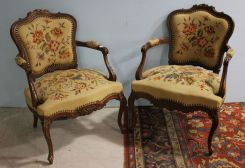Pair of French Arm Chairs