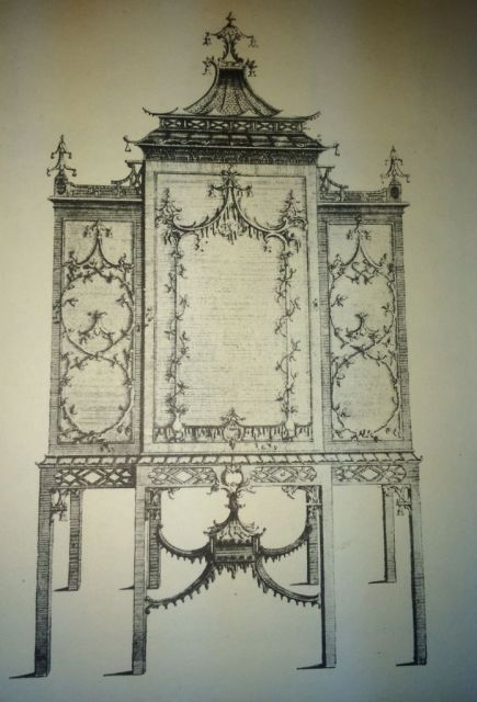 Chippendale China Case