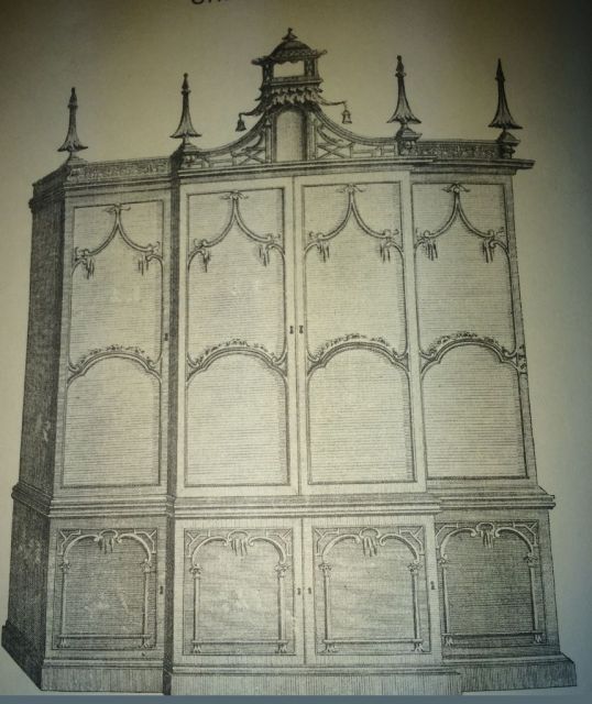 Chippendale China Case