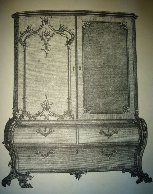 Chippendale Commode Clothes Press